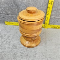 Hand Made wooden Urn