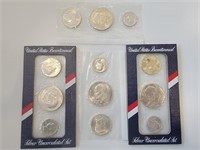 4 - 1976 Bicentennial 3 Coin Silver UNC Sets