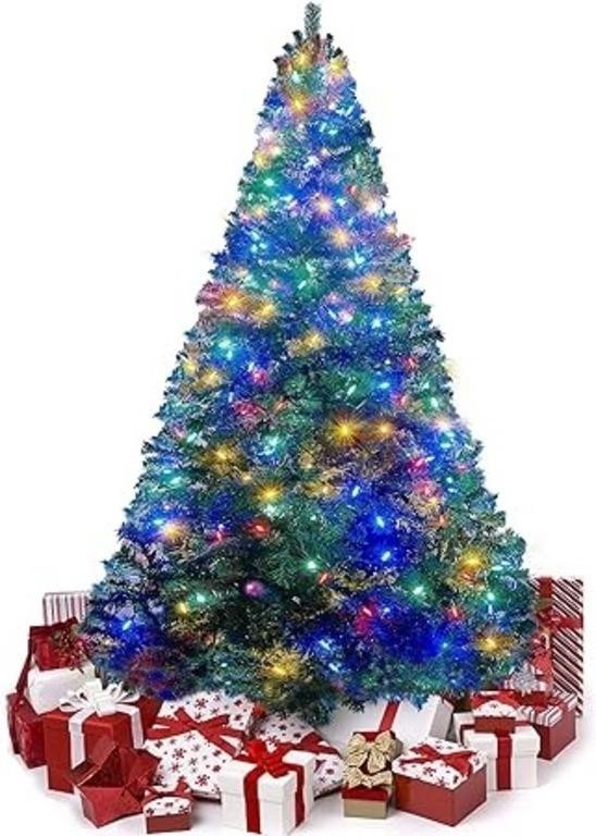 Lulu Home 6 Ft Artificial Christmas Tree With 300