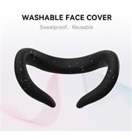 Silicone Face Cover and Lens Cover for Quest 3