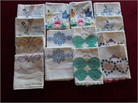 Vintage Embroidered Pillow Cases