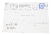 1937 Nurnberg Bronze Co. Envelope to Bank Of Iran