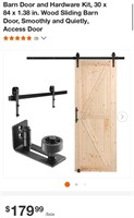 BARNDOOR HARDWARE KIT (OPEN BOX)