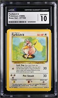 1999 - Unlimited #27/102 Farfetch'd CGC 10