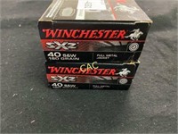 50rds Winchester 40s&w 180gr FMJ