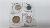 1974 Columbia, 1940 Germany, 1938 France, France