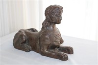 CAST IRON SPHINX DOORSTOP