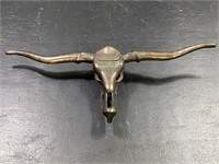 Chicken Ranch Metal Texas Longhorn Skull Hat