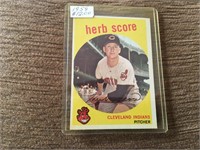 1959 Topps #88 Herb Score INDIANS