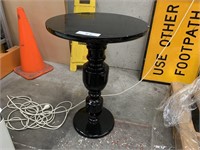 Period Style Black Timber Framed Corner Table