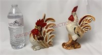 Vintage Napco & Chase Hors d'oeuvres Roosters