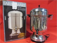 Farberware coffee urn, 18-55 cups