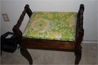 Antique vanity stool