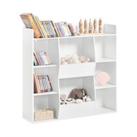 SoBuy KMB55-W,Children Kids Bookcase Book Shelf,