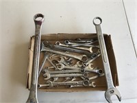 Standard Sized Open End Wrenches
