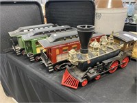 Jim Beam Train Decanters.