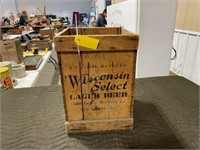 Wisconsin Select Lager Beer Crate