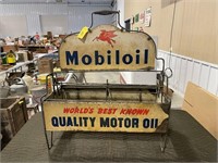 Mobil oil Can Rack