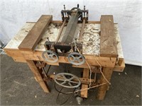 Homemade 21" Drum Sander w/ Feeder Table