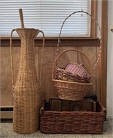 Selection of Baskets & Jewelry Box