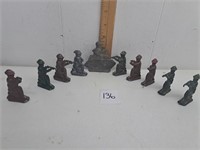 10 Lead Toy Soldiers