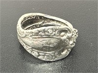 Sterling Silverware Ring 5.16 Grams