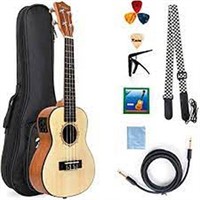 ELECTRIC UKULELE SOLID AND STARTER KIT FROM KMISE