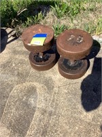 70 Pound Weights! Yikes!