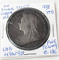 1898 UK SILVER SOVREIGN