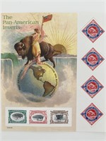 Pan-American Inverts Stamp Sheet