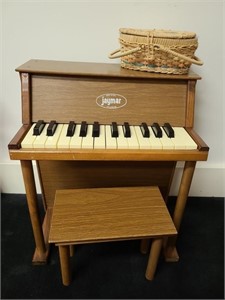 Jaymar toy piano. Basement toys.