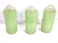 3 Cool Vintage Green Light Fixture Covers