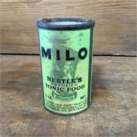 Milo Nestle 1/2lb Paper Label Tin