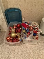 (2) Totes: Ornaments