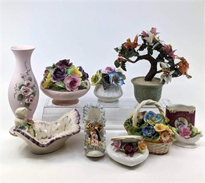 Floral Porcelain Lot