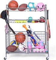 Sports & Toy Organizer on Wheels  Steel