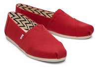 Men Alpargata Red Recycled Cotton Canvas 11.5