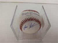 Marty Brennaman/Joe Nuxhall Dbl Signed Baseball