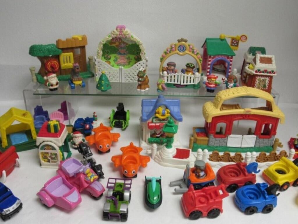 3 BOXES OF FISHER-PRICE LITTLE PEOPLE PRODUCTS: