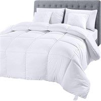 Utopia Bedding King Comforter Duvet - White
