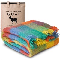 $365 Mohair Wool Throw Blanket