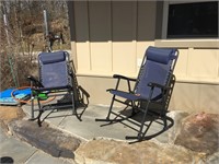 2 Patio Rocking Chairs