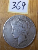 1923S American SILVER Peace DOLLAR Coin