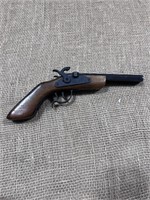 Vintage Paris Wooden Double Hammer Cap Pistol, 12"