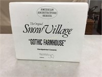 Dept. 56 Snow Village Gothic Farmhouse