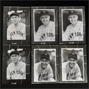New York Baseball Player Photos of Vtg Cards