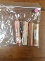 4 ROLLS OF MIXED DATE WHEAT PENNIES