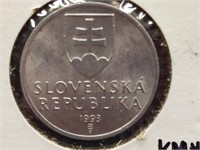 1993 Slovakian coin