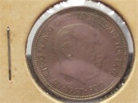 1957 Spanish coin