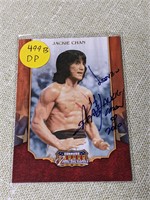 Jackie Chan Autographed Card